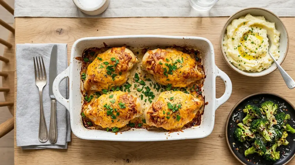 Cheddar Baked Chicken Recipe