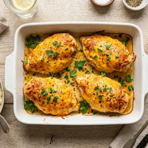 Cheddar Baked Chicken Recipe