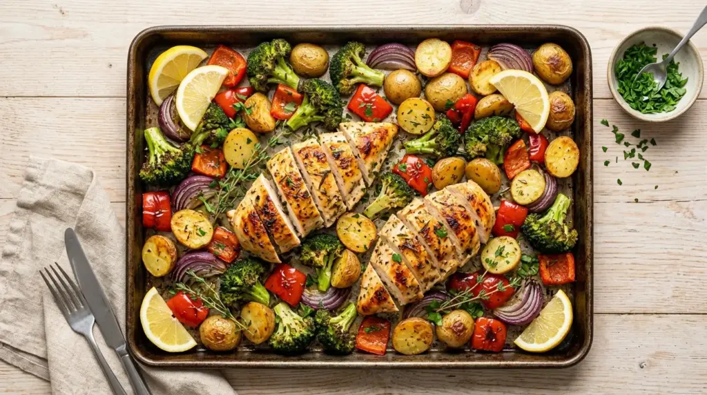 Chicken Breast Sheet Pan Dinner