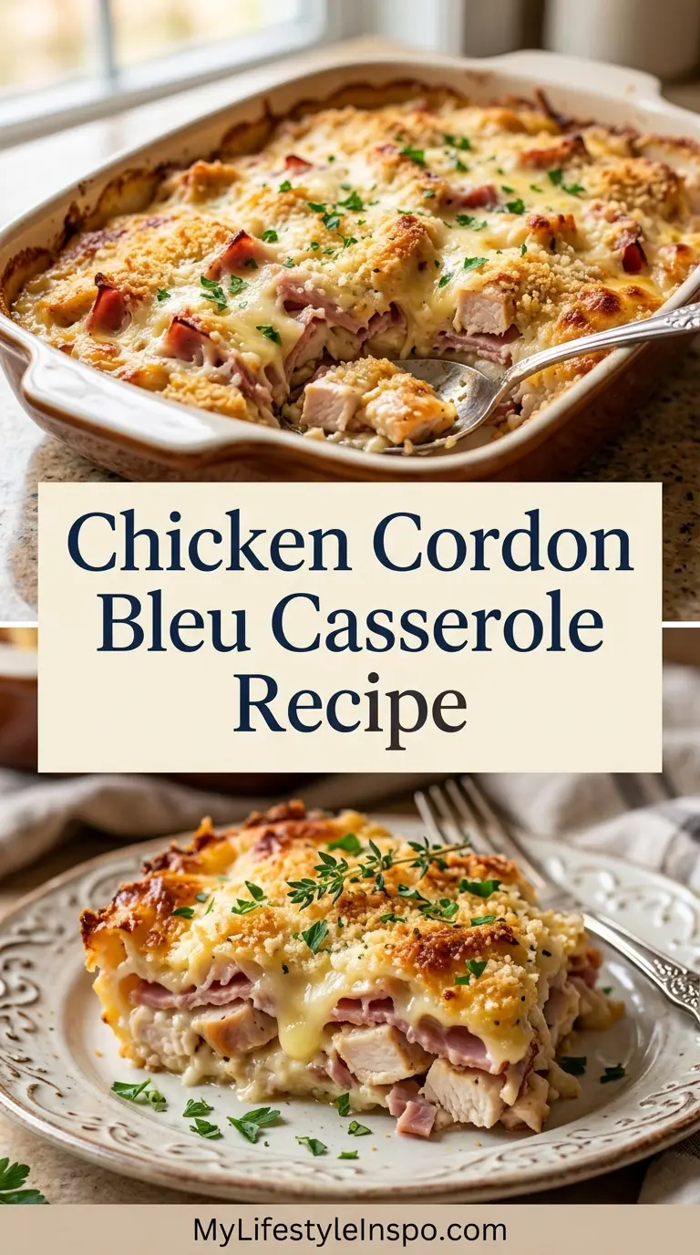 Chicken Cordon Bleu Casserole Recipe