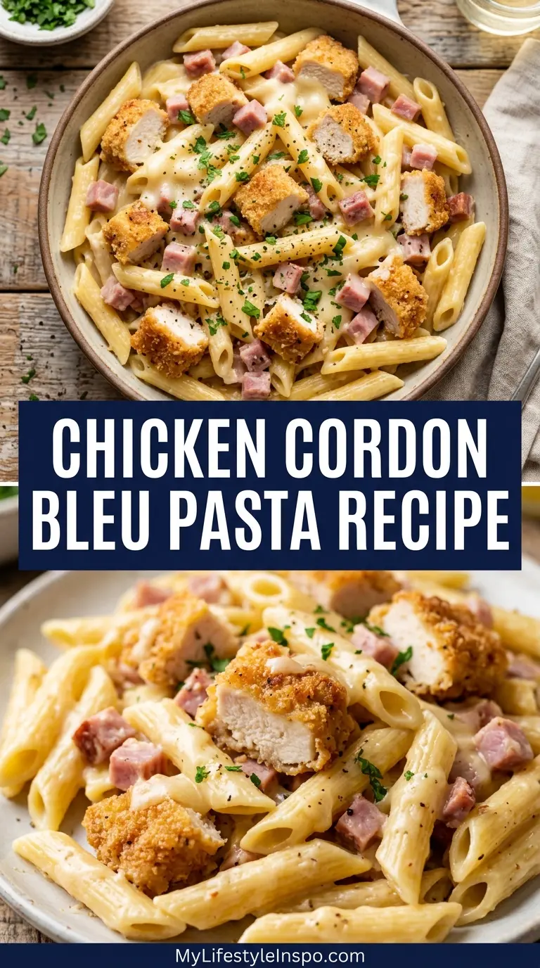 Chicken Cordon Bleu Pasta Recipe
