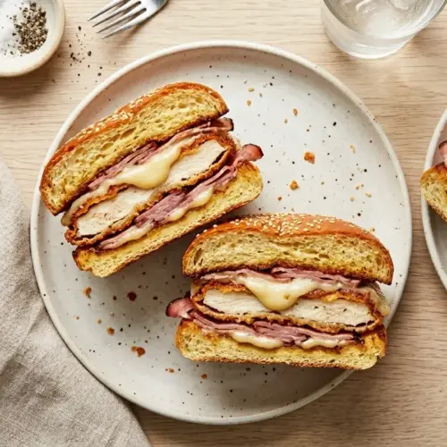 Chicken Cordon Bleu Sandwich Recipe