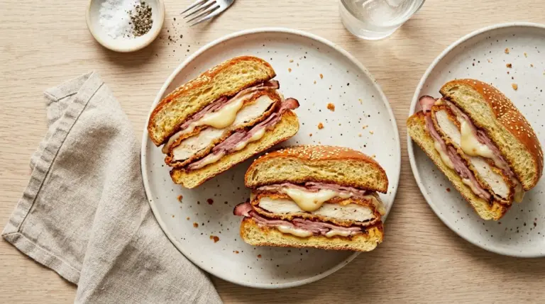 Chicken Cordon Bleu Sandwich Recipe