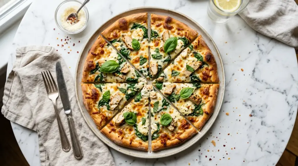 Chicken Florentine Pizza Recipe