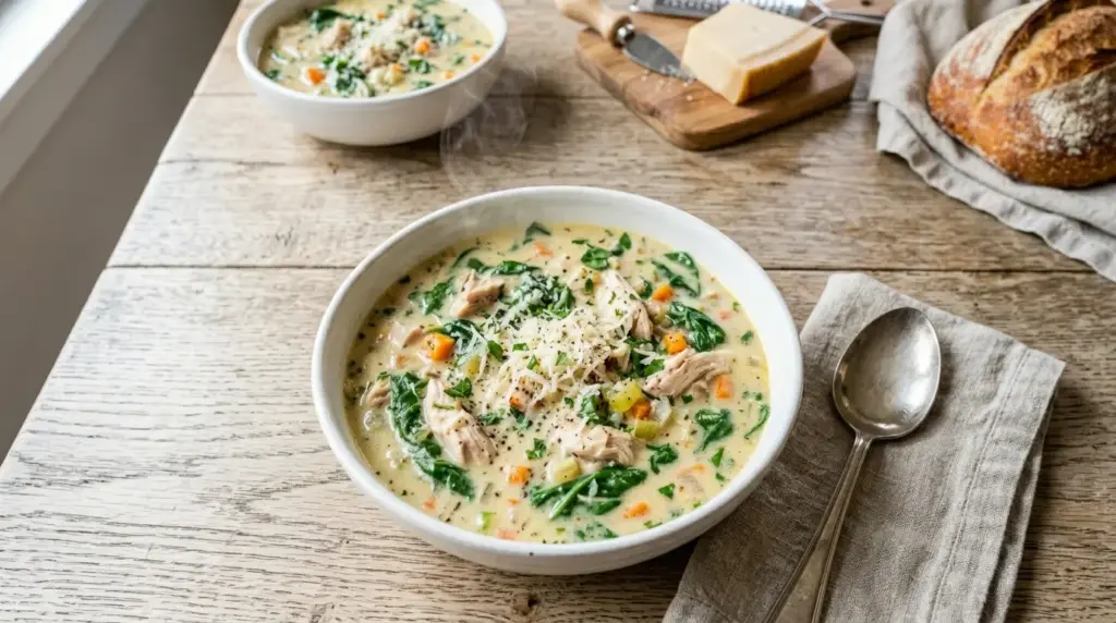 Chicken Florentine Soup Recipe