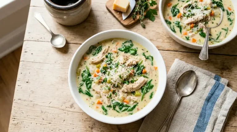 Chicken Florentine Soup Recipe