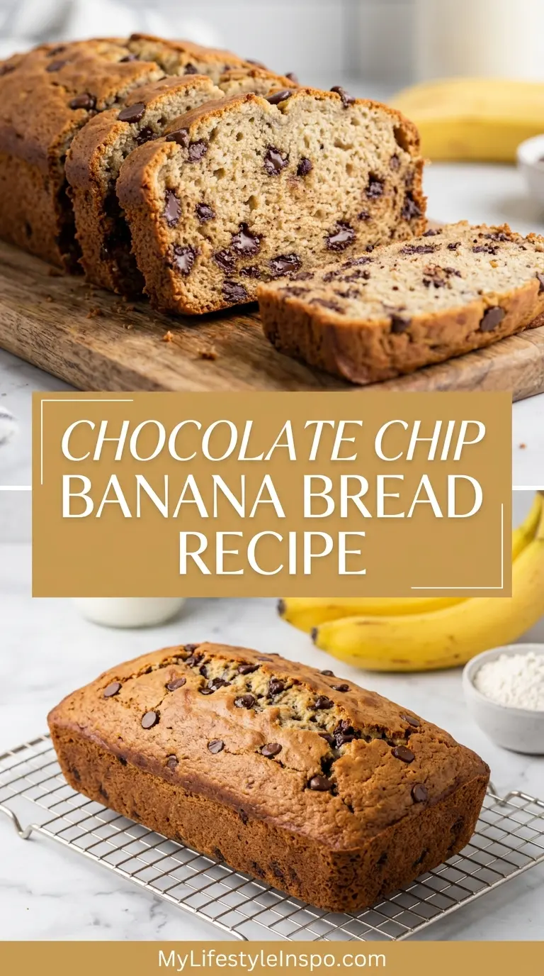 Chocolate Chip Banana Bread Recipe