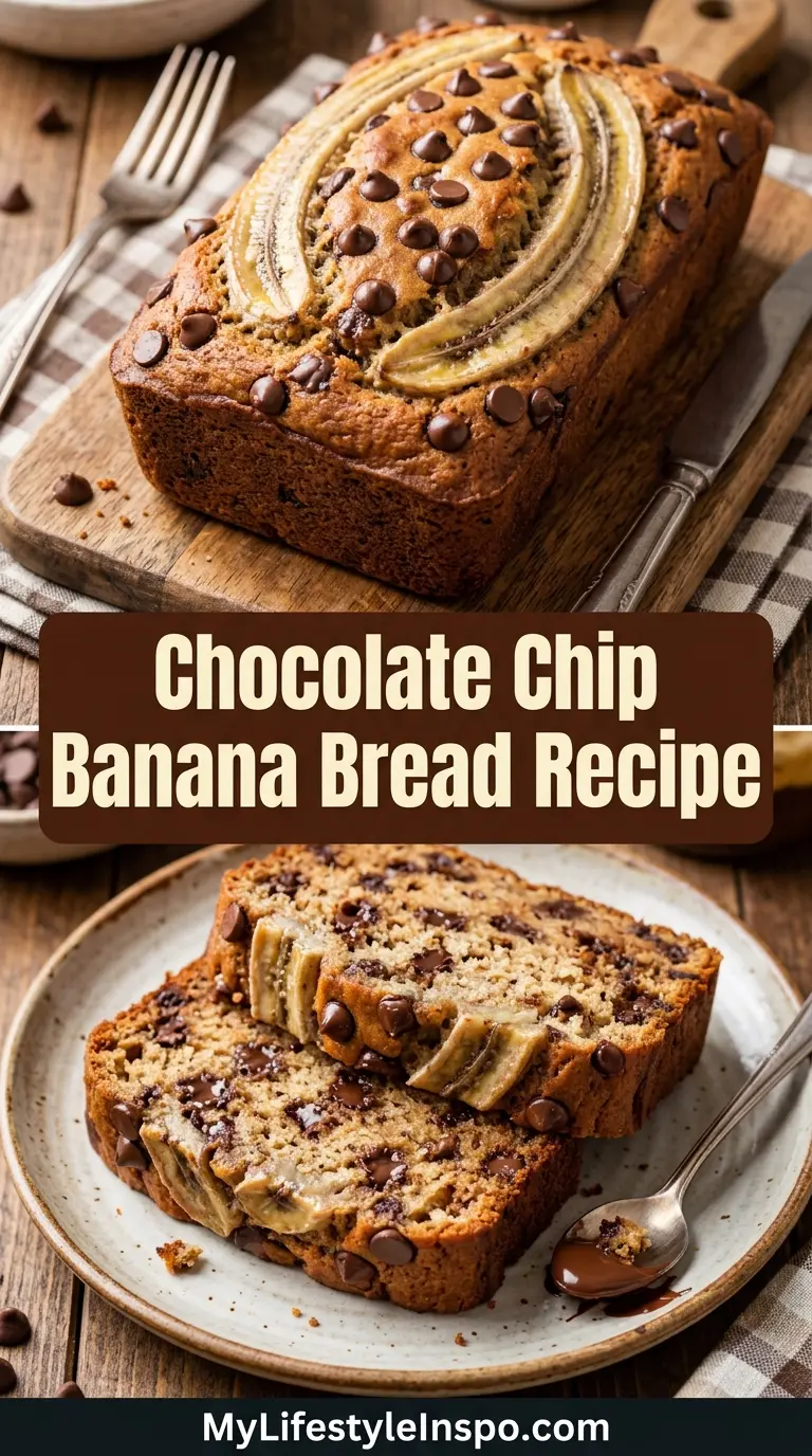 Chocolate Chip Banana Bread Recipe