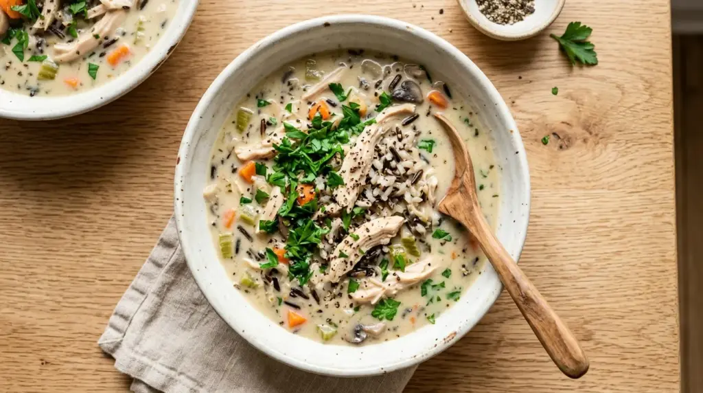 Creamy Chicken Wild Rice Soup Recipe