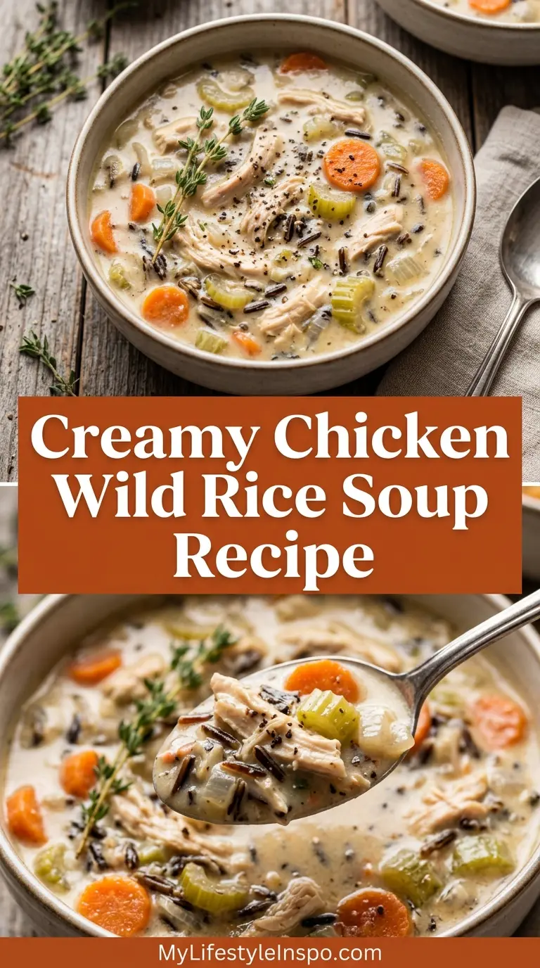 Creamy Chicken Wild Rice Soup Recipe
