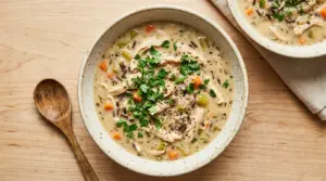 Creamy Chicken Wild Rice Soup Recipe