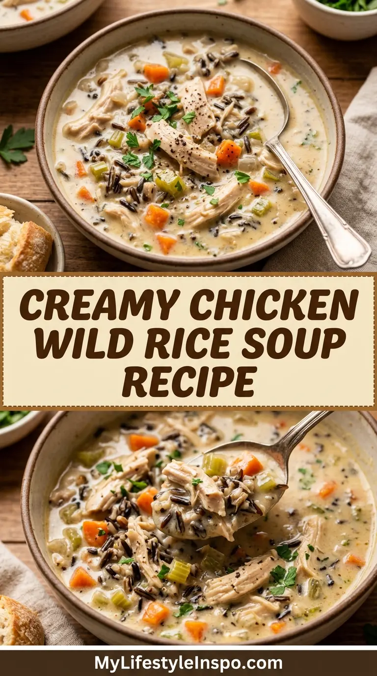 Creamy Chicken Wild Rice Soup Recipe