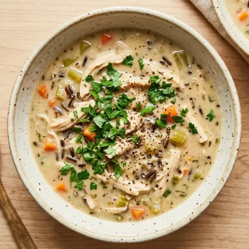 Creamy Chicken Wild Rice Soup Recipe