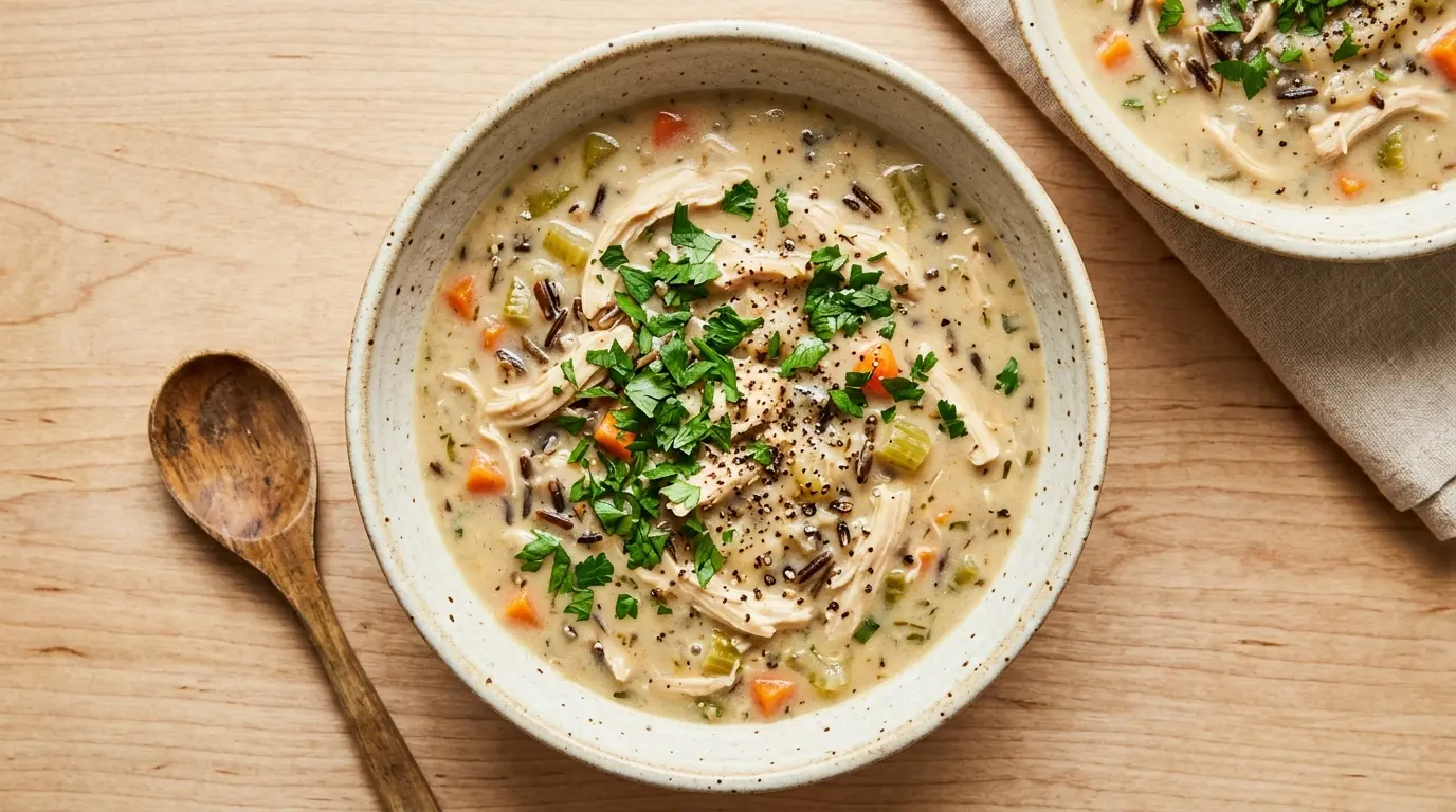 Creamy Chicken Wild Rice Soup Recipe