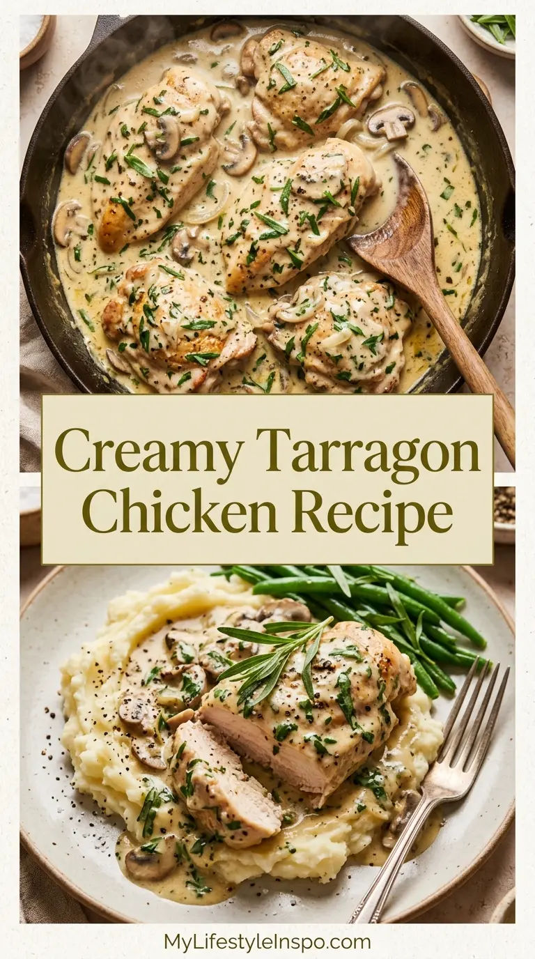 Creamy Tarragon Chicken Recipe