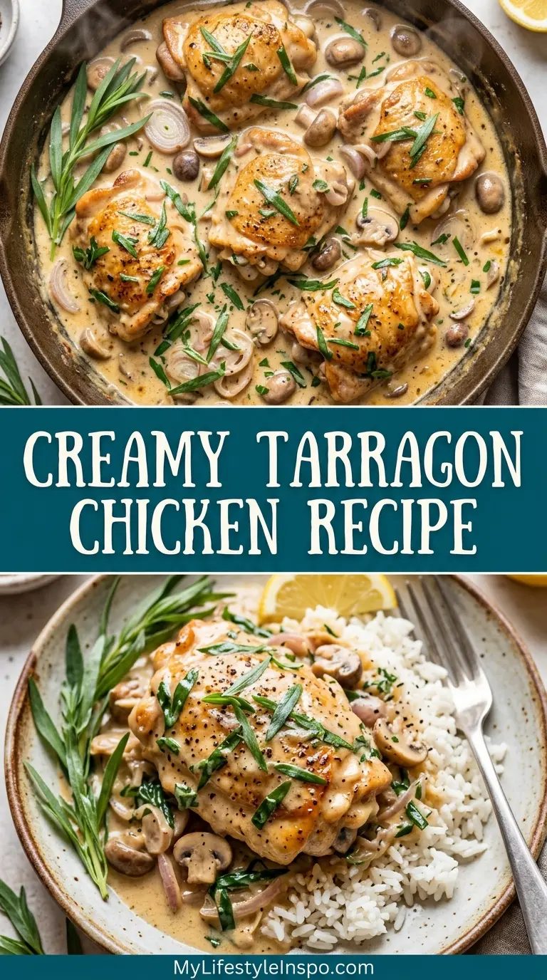 Creamy Tarragon Chicken Recipe