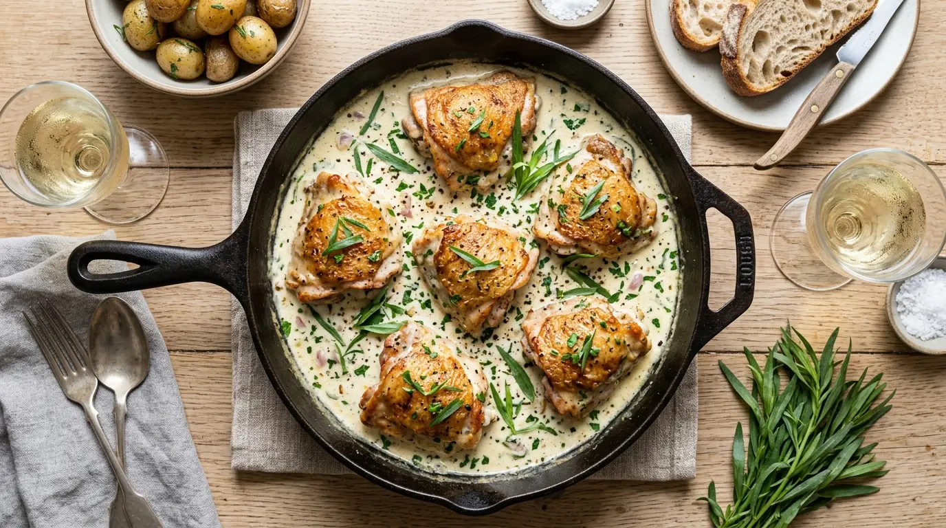 Creamy Tarragon Chicken Recipe