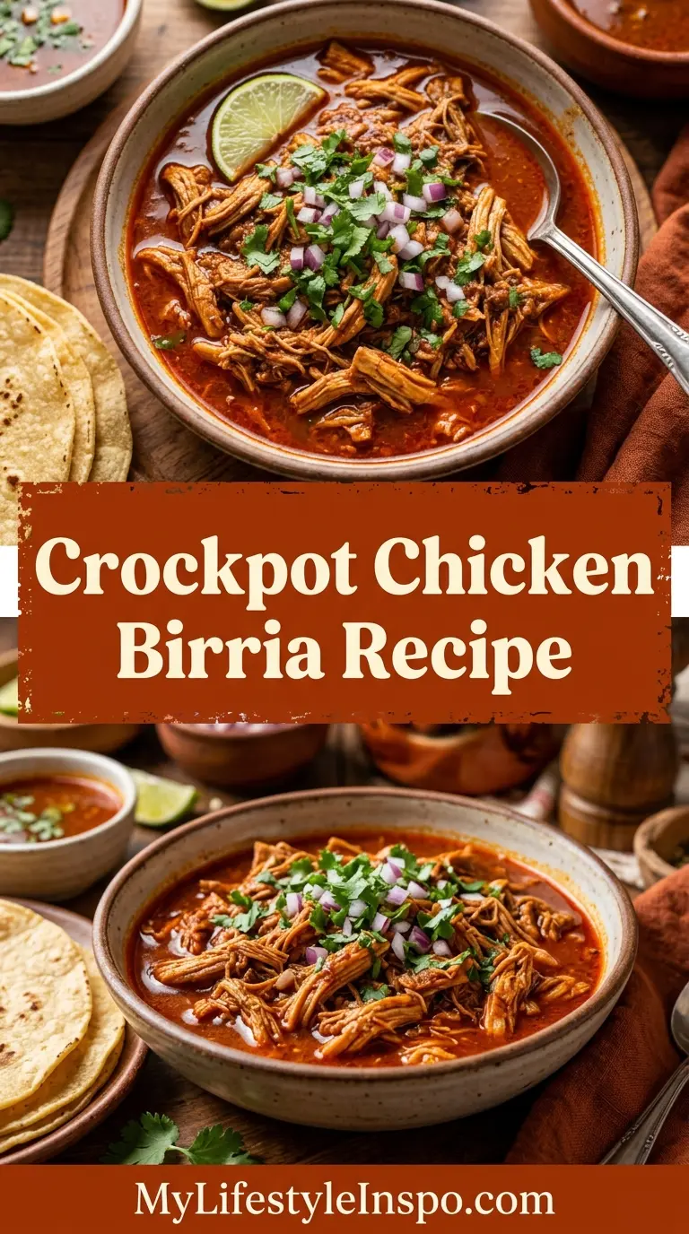 Crockpot Chicken Birria Recipe