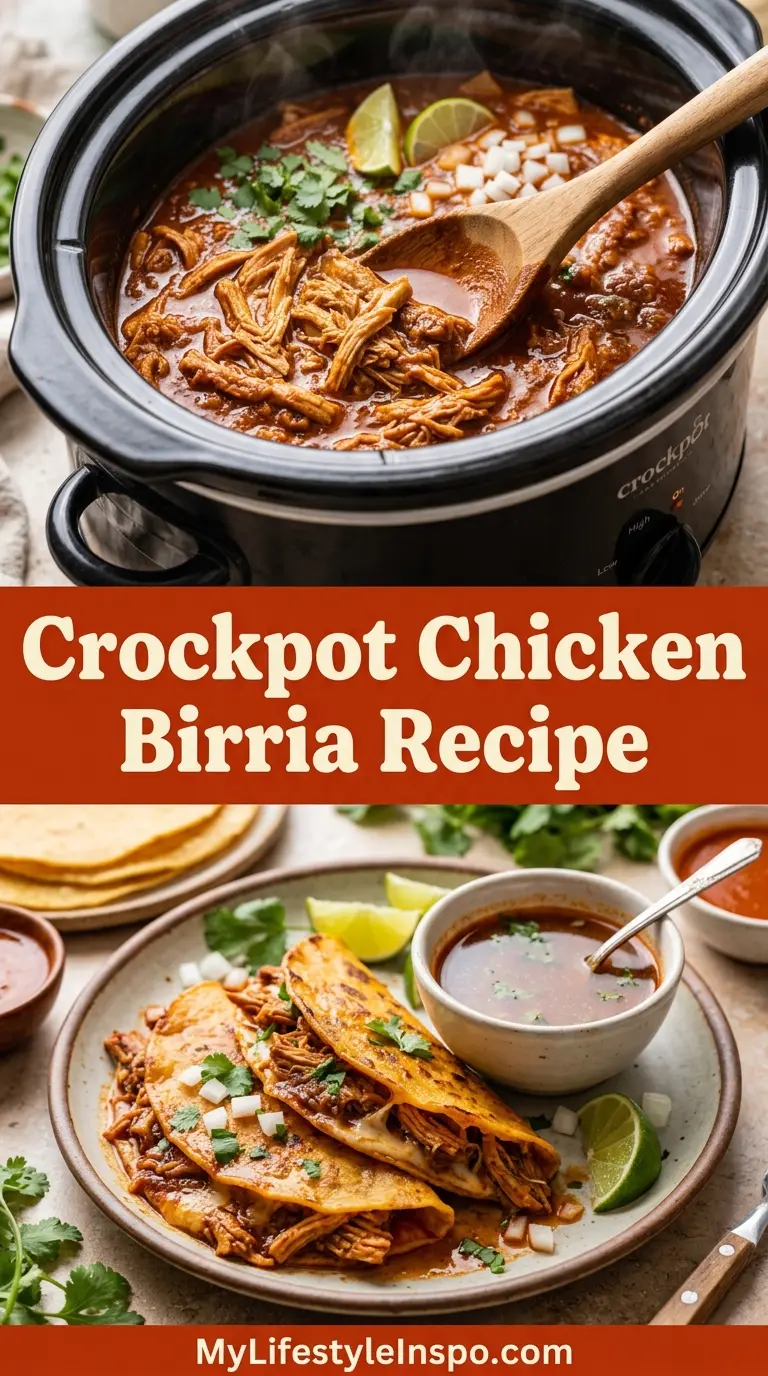 Crockpot Chicken Birria Recipe