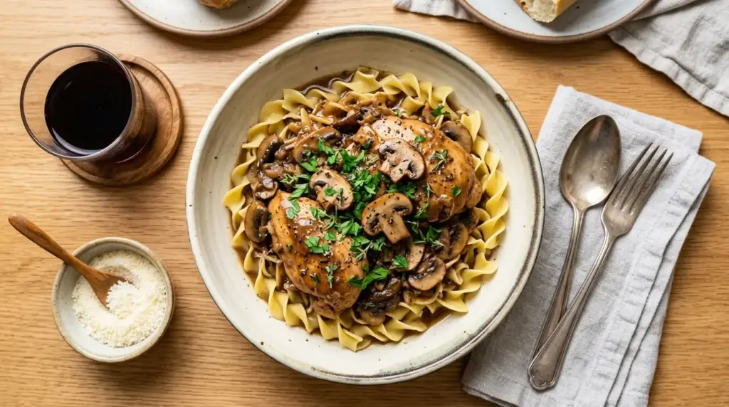 Crockpot Chicken Marsala Recipe