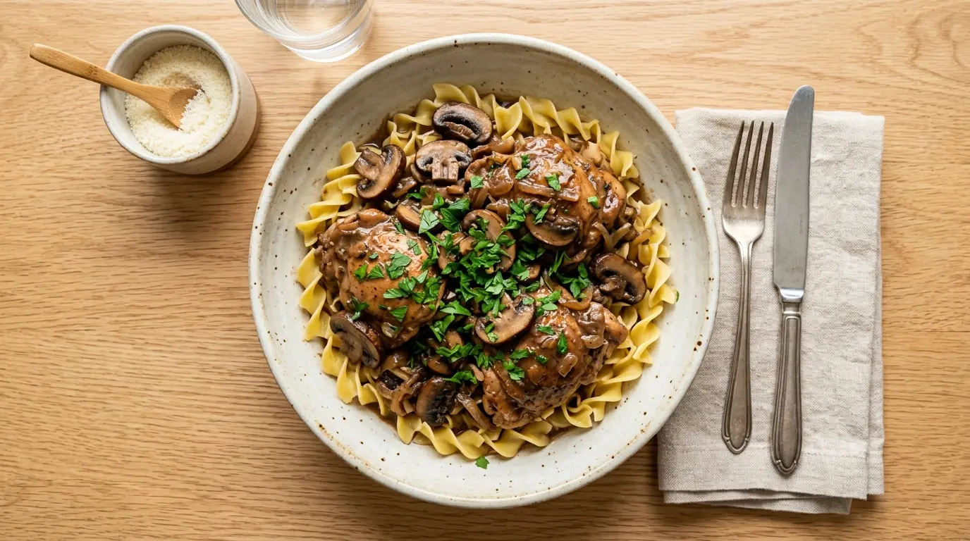 Crockpot Chicken Marsala Recipe
