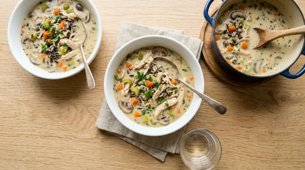 Crockpot Chicken Wild Rice Soup Recipe