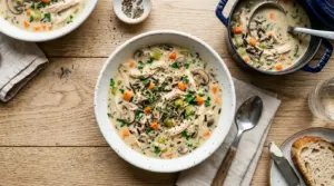 Crockpot Chicken Wild Rice Soup Recipe