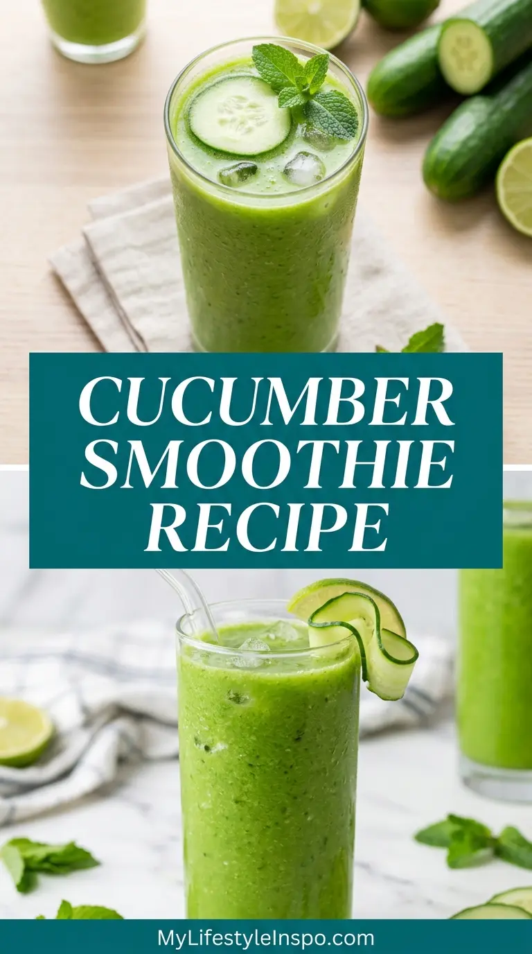 Cucumber Smoothie Recipe
