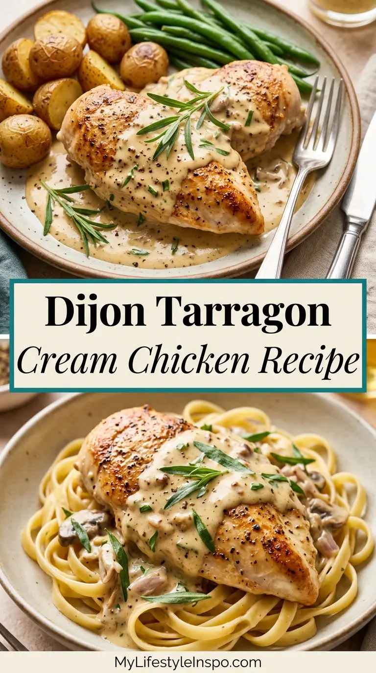Dijon Tarragon Cream Chicken Recipe