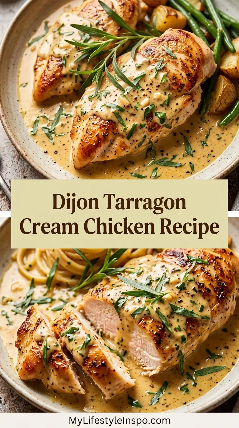 Dijon Tarragon Cream Chicken Recipe