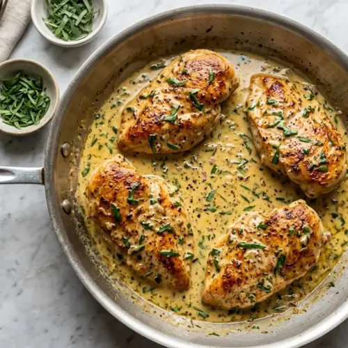 Dijon Tarragon Cream Chicken Recipe