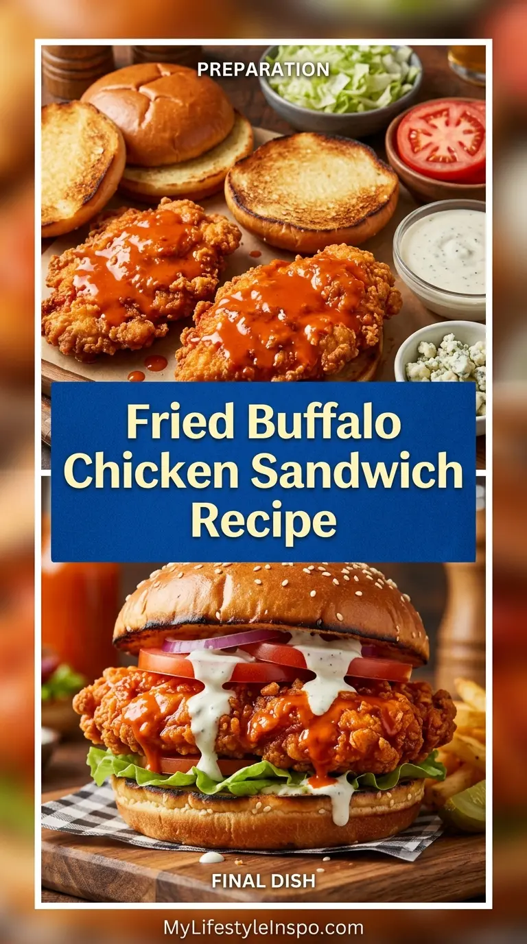 Fried Buffalo Chicken Sandwich Recipe