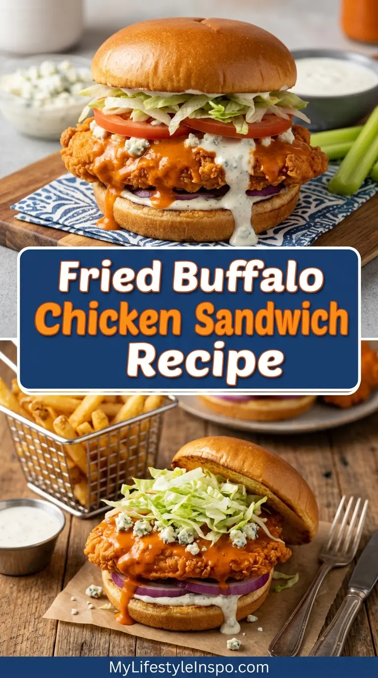 Fried Buffalo Chicken Sandwich Recipe
