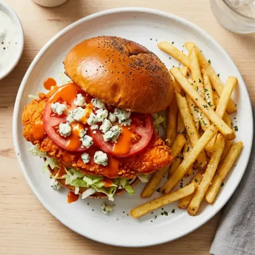 Fried Buffalo Chicken Sandwich Recipe