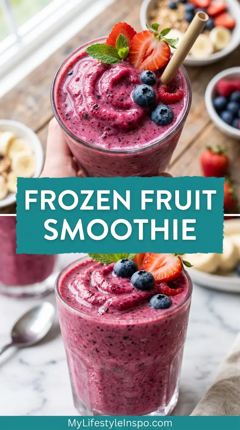 Frozen Fruit Smoothie Recipe