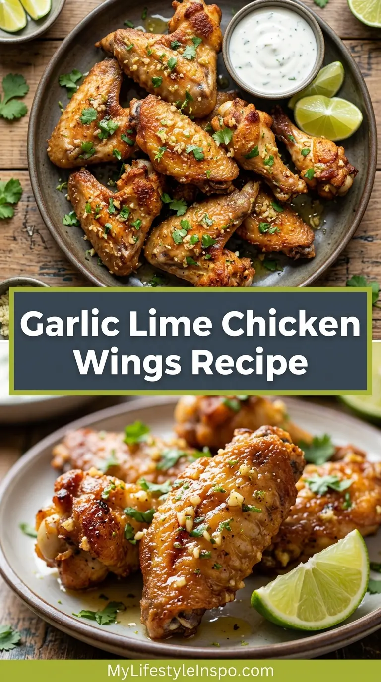 Garlic Lime Chicken Wings Recipe