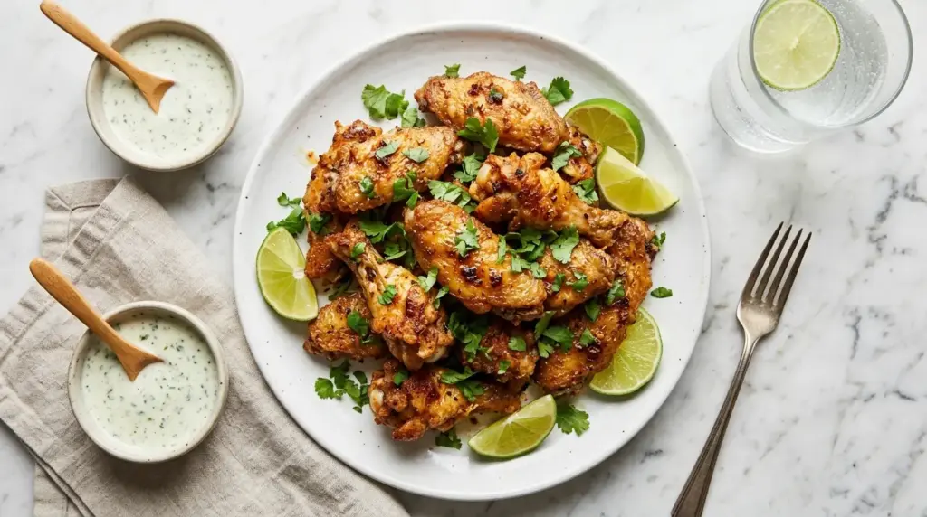 Garlic Lime Chicken Wings Recipe