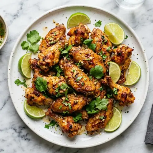 Garlic Lime Chicken Wings Recipe