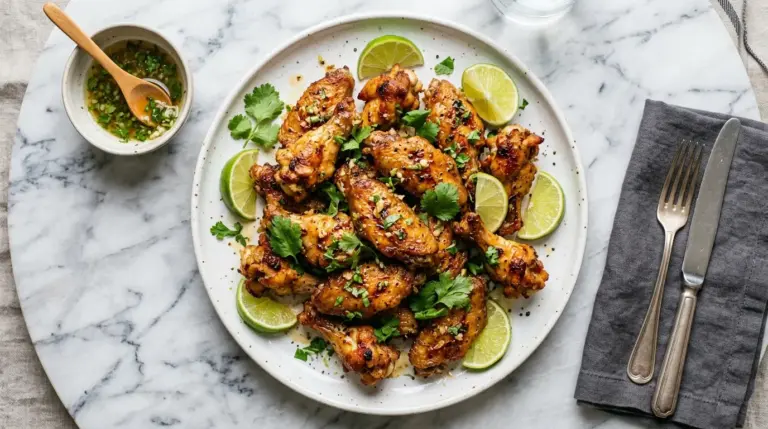 Garlic Lime Chicken Wings Recipe