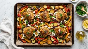 Greek Chicken Sheet Pan Dinner