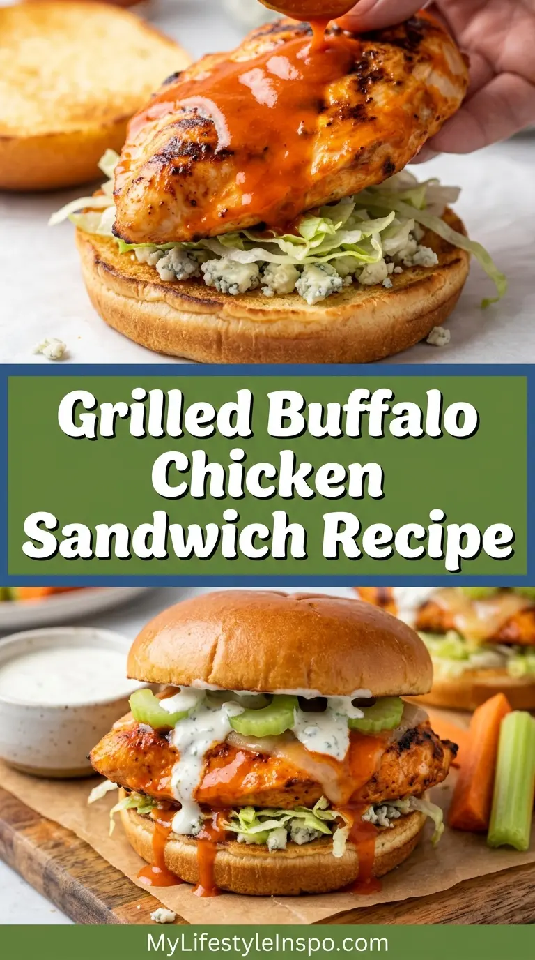 Grilled Buffalo Chicken Sandwich Recipe