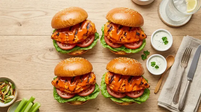 Grilled Buffalo Chicken Sandwich Recipe