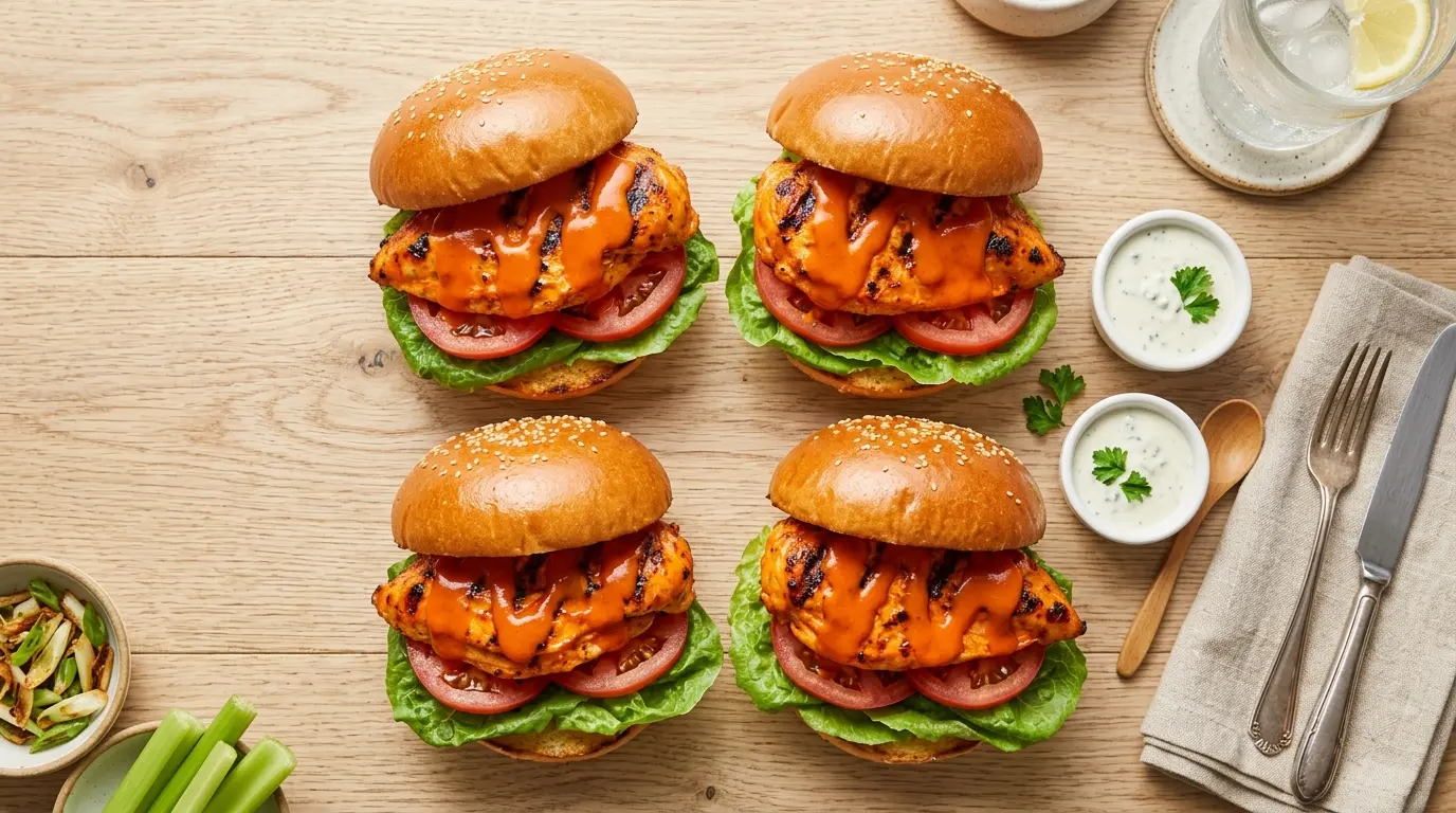 Grilled Buffalo Chicken Sandwich Recipe