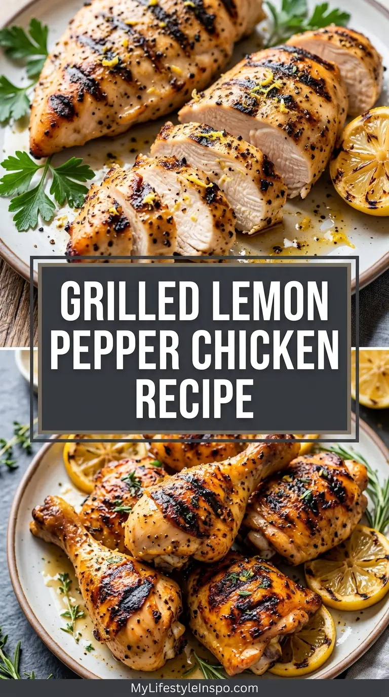 Grilled Lemon Pepper Chicken Recipe