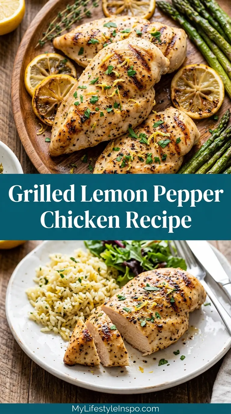 Grilled Lemon Pepper Chicken Recipe