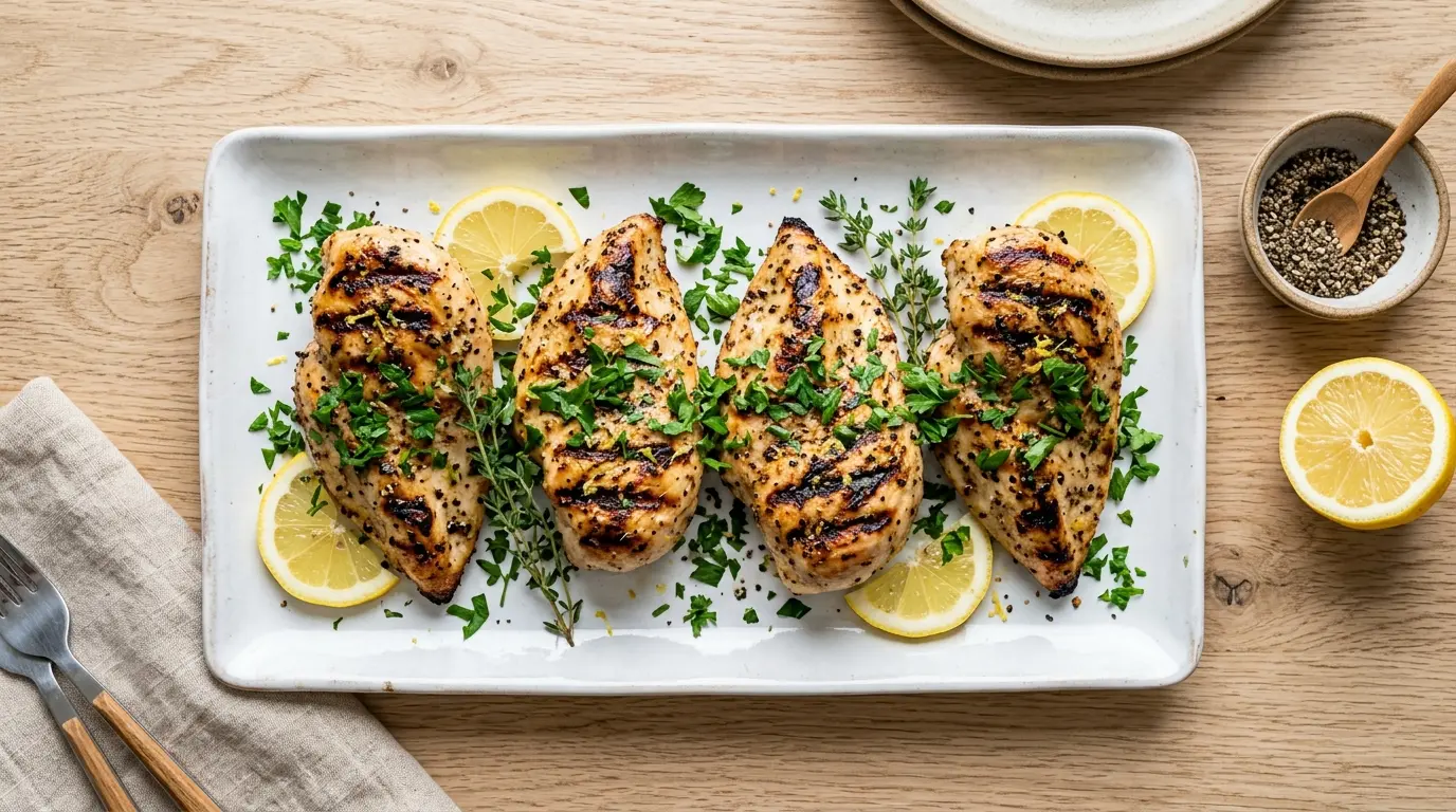 Grilled Lemon Pepper Chicken Recipe