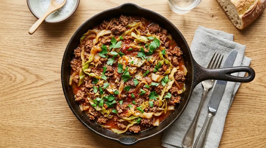 Ground Beef and Cabbage Recipe