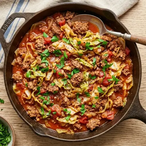 Ground Beef and Cabbage Recipe