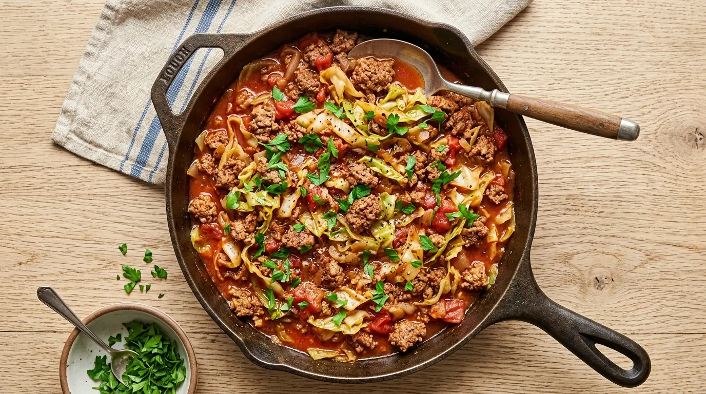 Ground Beef and Cabbage Recipe
