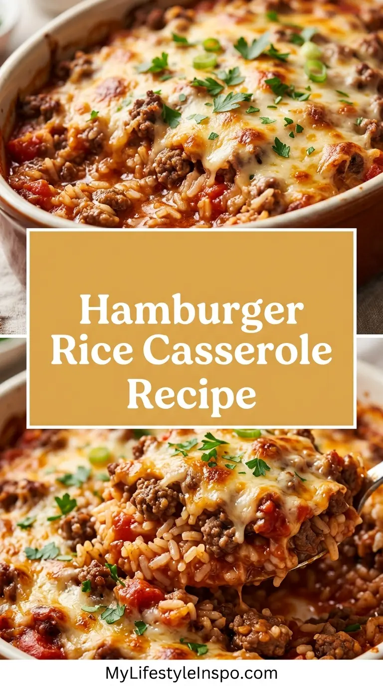 Hamburger Rice Casserole Recipe